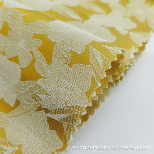 polyester floral brocade satin jacquard fabric